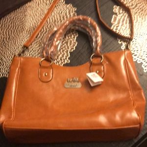 FAKE Coach Faux Leather Shoulder Bag